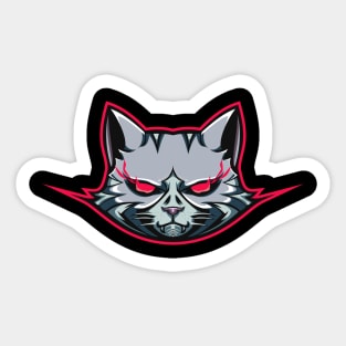 cat mascot for esport logo Sticker